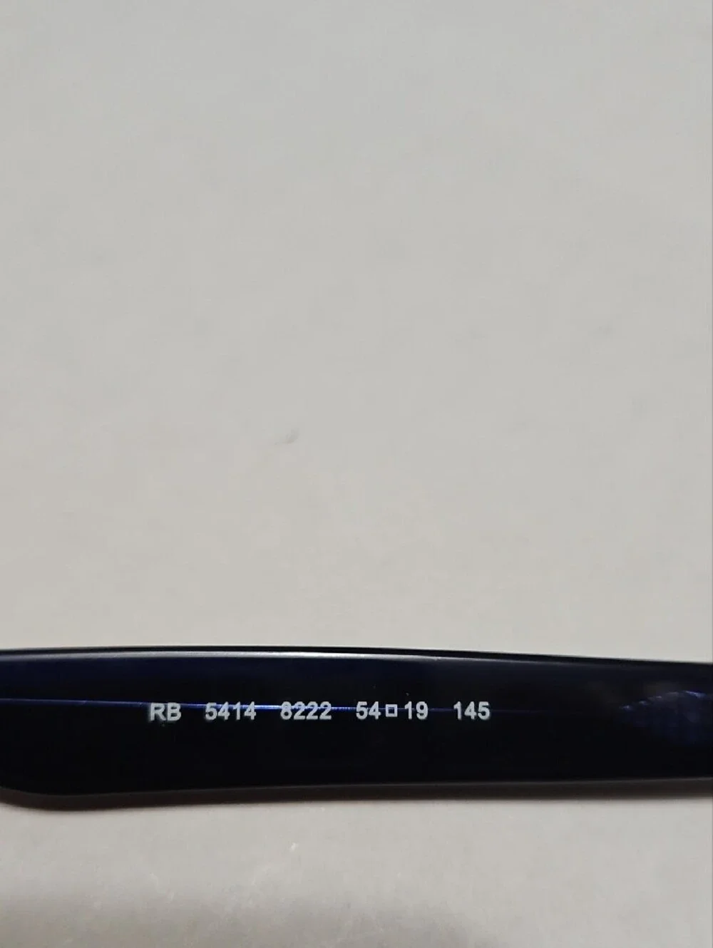 Ray-Ban RB5414 8222 Transparent Blue Rectangular Eyeglass Frames 54 19 145